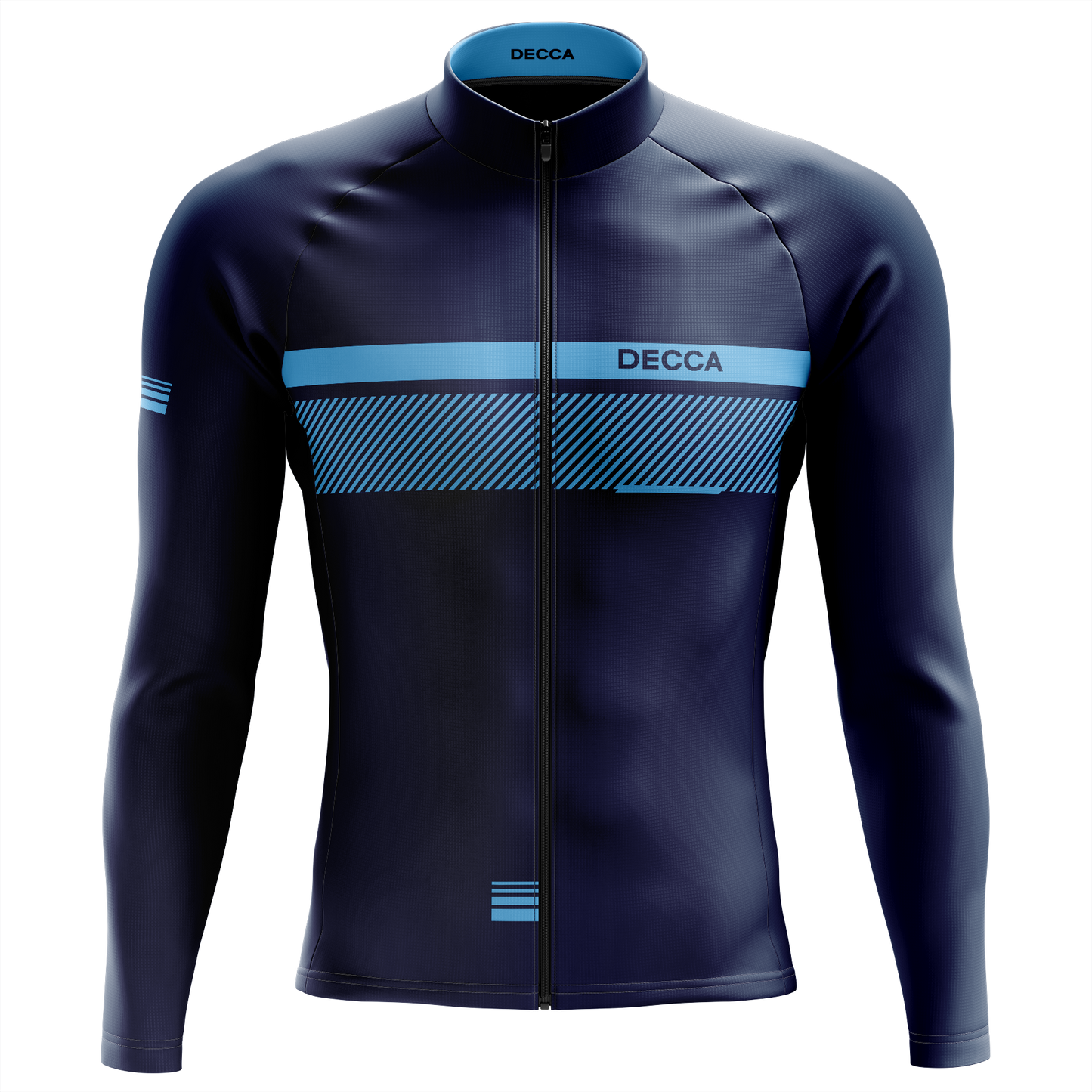 Mid-season vest long sleeves & long splash-proof zipper
