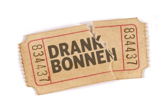 Drankenkaart 10€ / 10 bonnen van 1€